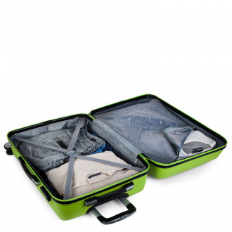 Medium Elba rigid suitcases with a capacity of 100 L