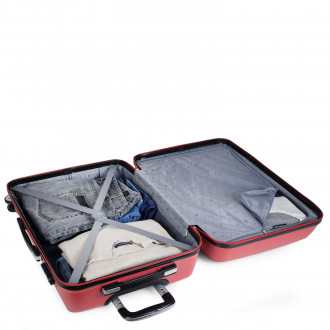 Medium Elba rigid suitcases with capacity of L