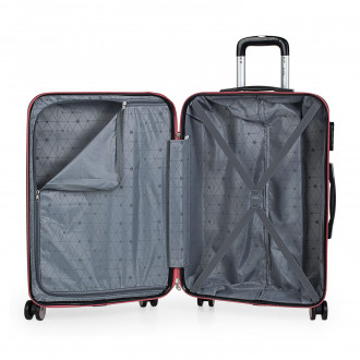 Medium Elba rigid suitcases with capacity of L