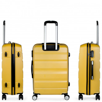 Medium Elba rigid suitcases with capacity of L