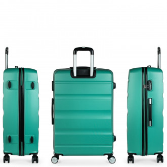 Medium Elba rigid suitcases with capacity of 99 L