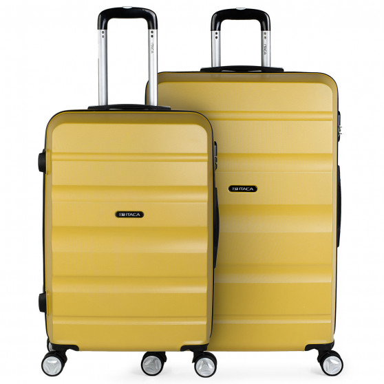 Medium Elba rigid suitcases with capacity of 99 L