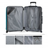 Havel rigid medium suitcases with a capacity of 91 L