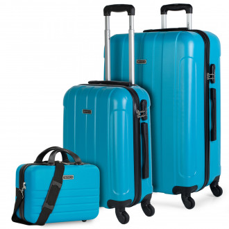 Set of 2/3 suitcases (Cabin, Medium and Large) Havel rigida with capacity of L