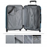 Havel rigid medium suitcases with L capacity