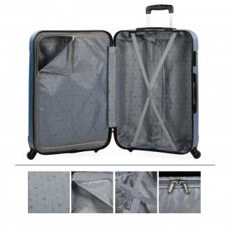 [Set of 3 suitcases (Cabin, Medium and Large)] Rigid Havel with L-capacity