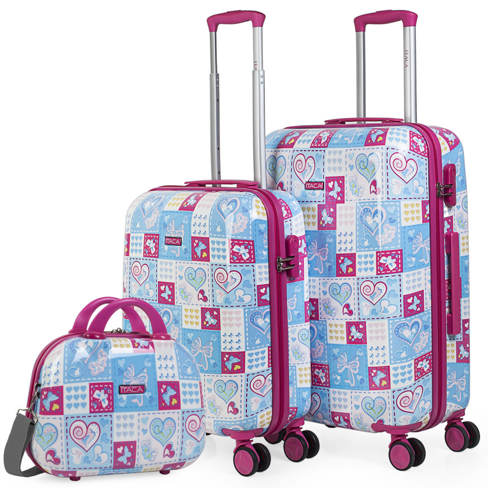 Set of suitcases 50/60Cm and toiletry bag Itaca Aras