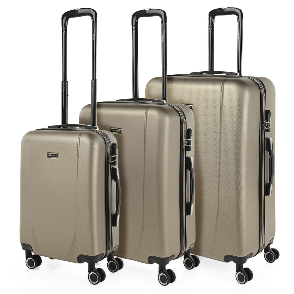 Medium Tiber rigid suitcases with L-capacity