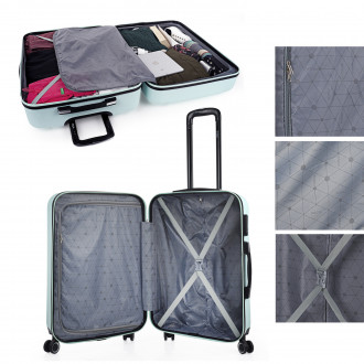 Medium Tiber rigid suitcases with L-capacity