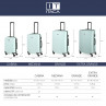 Medium Tiber rigid suitcases with L-capacity