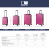 Medium Tiber rigid suitcases with L-capacity