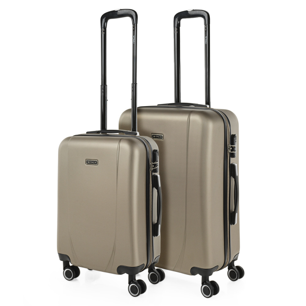 Medium Tiber rigid suitcases with L-capacity