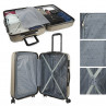 Medium Tiber rigid suitcases with L-capacity