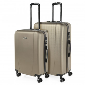 Medium Tiber rigid suitcases with L-capacity