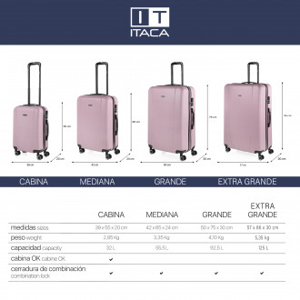 Suitcase 80Cm Itaca Tiber