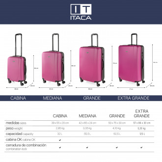 Suitcase 80Cm Itaca Tiber