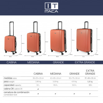 Suitcase 80Cm Itaca Tiber