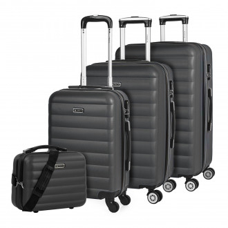 Simoa rigid medium suitcases with L capacity