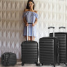 Simoa rigid medium suitcases with L capacity