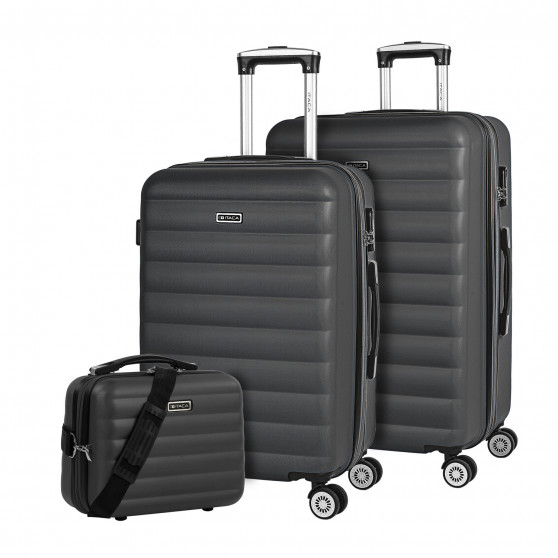 Simoa rigid medium suitcases with L capacity