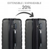 Simoa rigid medium suitcases with L capacity