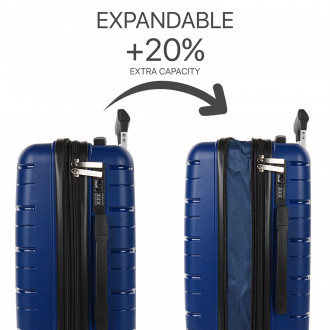 Medium luggage Moscow rigid/soft with capacity of 87 L