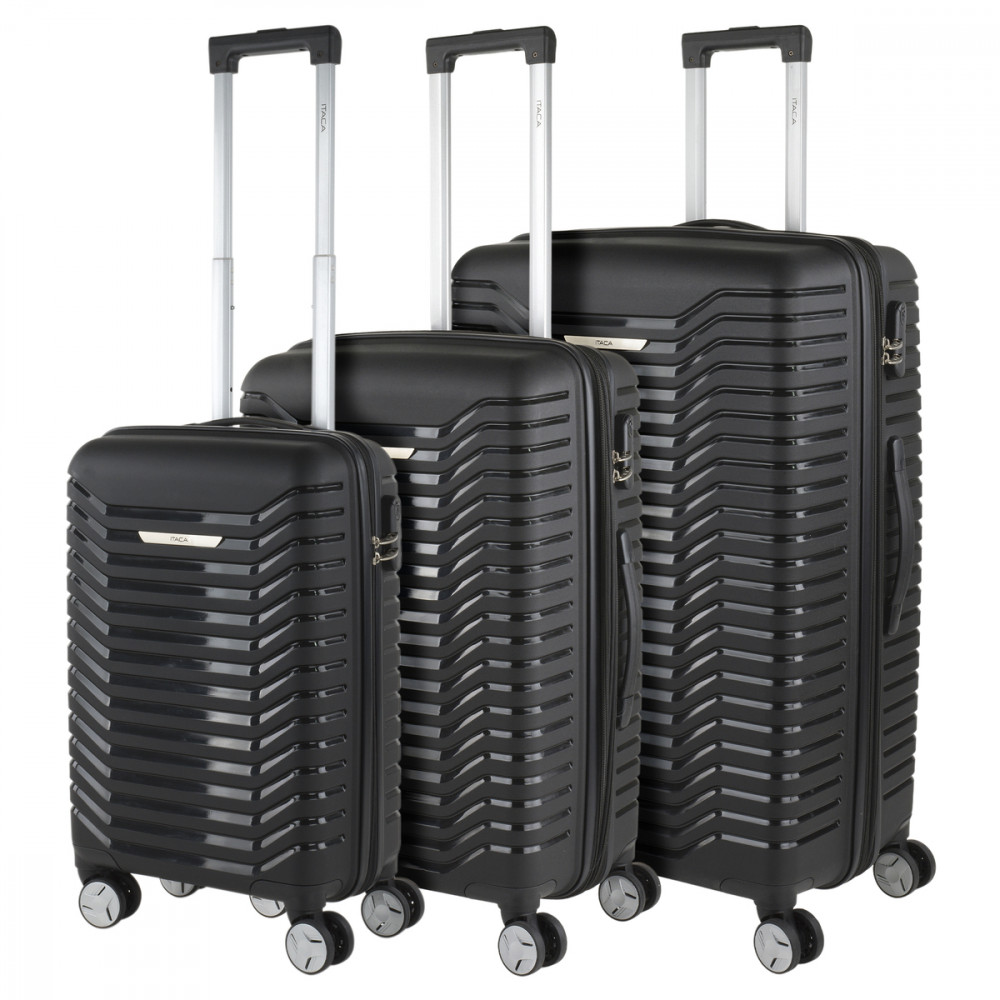 Glasgow medium size hard/soft suitcases with 102 L capacity