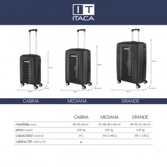 Maleta Cabina Itaca Glasgow