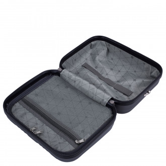 Medium Sevron rigid suitcases with capacity of 68 L