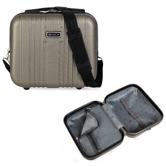 Medium Sevron rigid suitcases with capacity of 68 L