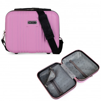 Medium Sevron rigid suitcases with capacity of 68 L