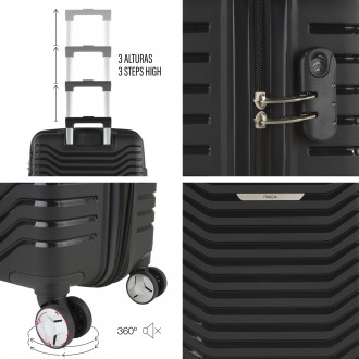 Medium Glasgow hard/soft suitases with 63 L capacity (valises souples et rigides Glasgow de taille moyenne d une capacité de 