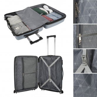 Medium Glasgow hard/soft suitases with 63 L capacity (valises souples et rigides Glasgow de taille moyenne d une capacité de 