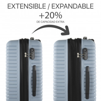 Medium Glasgow hard/soft suitases with 63 L capacity (valises souples et rigides Glasgow de taille moyenne d une capacité de 