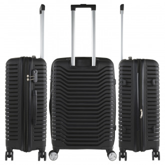 Set of 2/3 suitcases (Cabin, Medium and Large) Glasgow rigid/soft with a capacity of 102 L.