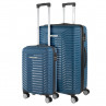 Ensemble de 2/3 valises (Cabin, Medium et Large) Glasgow rigide/souple d une capacité de 102 L.