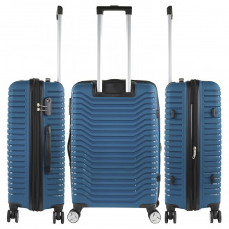 Ensemble de 2/3 valises (Cabin, Medium et Large) Glasgow rigide/souple d une capacité de 102 L.