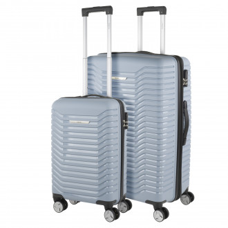 Ensemble de 2/3 valises (Cabin, Medium et Large) Glasgow rigide/souple d une capacité de 102 L.