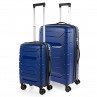 Set of 2/3 suitcases (Cabin, Medium and Large) Moscow rigid/soft with capacity of 87 L