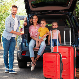 Bagages moyens Moscou rigide/souple avec une capacité de 58 L