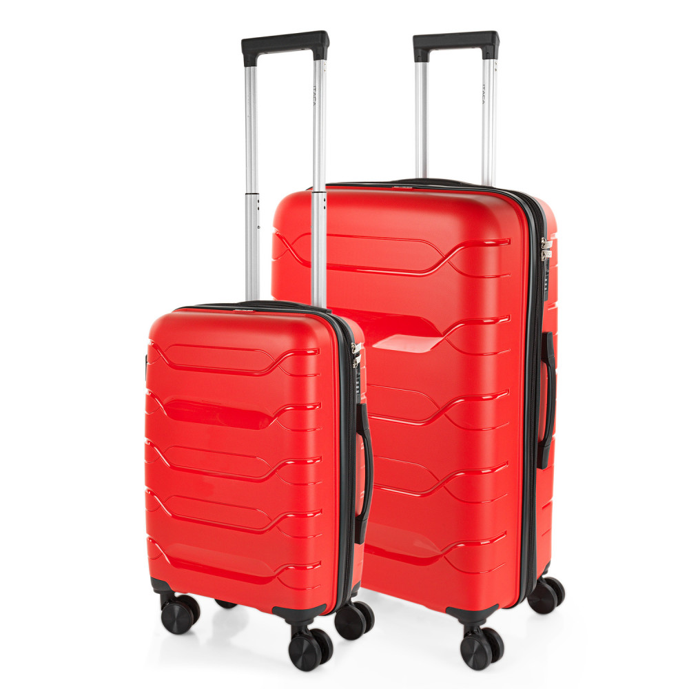 Set of 2/3 suitcases (Cabin, Medium and Large) Moscow rigid/soft with capacity of 87 L