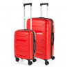 Set of 2/3 suitcases (Cabin, Medium and Large) Moscow rigid/soft with capacity of 87 L