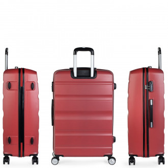 Medium Elba rigid suitcases with capacity of 99 L