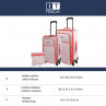 Itaca Solite 50/60Cm Suitcase and Toilet Bag Set