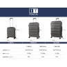 Medium Elba rigid suitcases with a capacity of 100 L