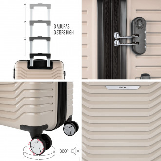 Medium Glasgow hard/soft suitases with 63 L capacity (valises souples et rigides Glasgow de taille moyenne d une capacité de 