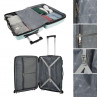 Medium Glasgow hard/soft suitases with 63 L capacity (valises souples et rigides Glasgow de taille moyenne d une capacité de 