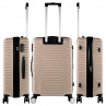 Ensemble de 2/3 valises (Cabin, Medium et Large) Glasgow rigide/souple d une capacité de 102 L.