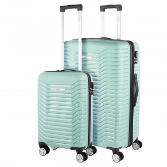 Ensemble de 2/3 valises (Cabin, Medium et Large) Glasgow rigide/souple d une capacité de 102 L.