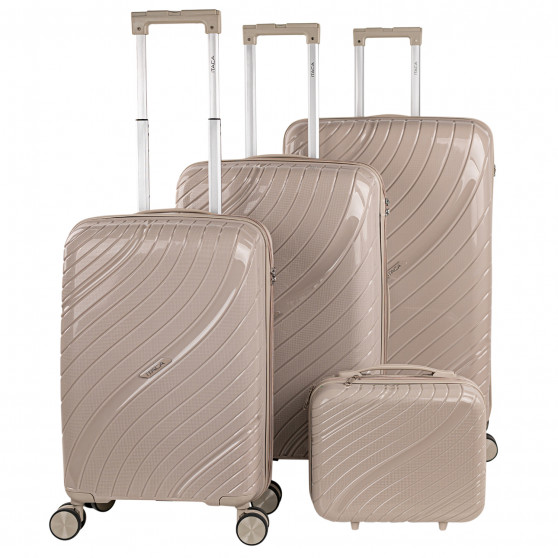 Medium rigid/soft suitcases with a capacity of L